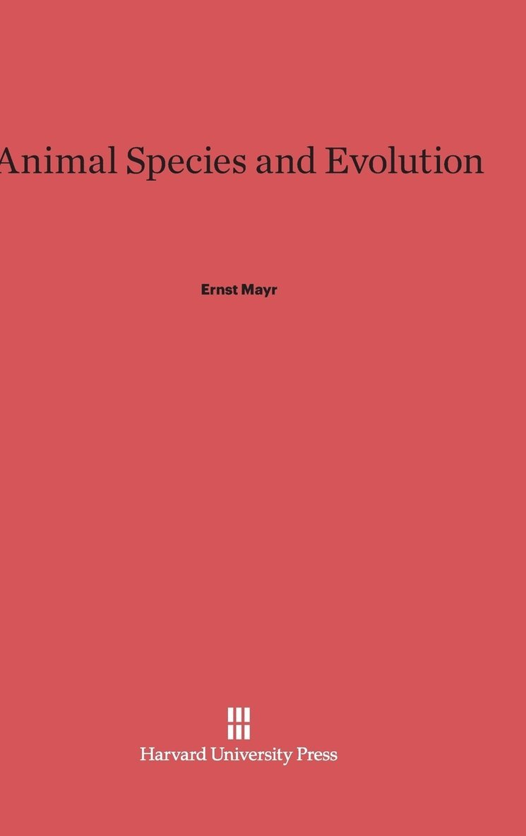 Animal Species and Evolution 1