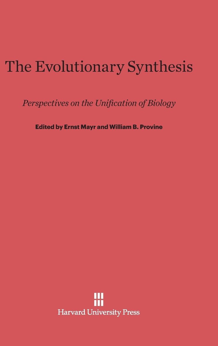 The Evolutionary Synthesis 1