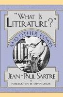 bokomslag ''What Is Literature' & Other Essays (Paper)