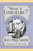 bokomslag ""What is Literature" & Other Essays (Paper)