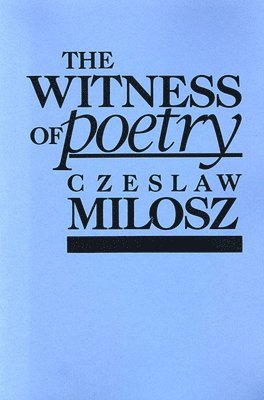 bokomslag The Witness of Poetry