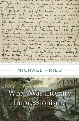 Michael Fried - What Was Literary Impressionism?, Inbunden