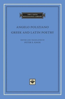 Greek and Latin Poetry 1