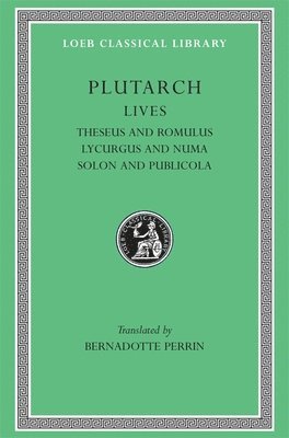Plutarch - Lives, Volume I, Inbunden