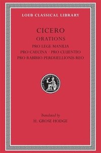bokomslag Pro Lege Manilia. Pro Caecina. Pro Cluentio. Pro Rabirio Perduellionis Reo