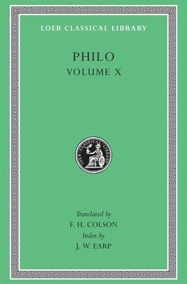 Philo - Philo, Volume X, Inbunden