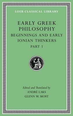 Early Greek Philosophy, Volume II 1