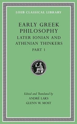 Early Greek Philosophy, Volume VI 1