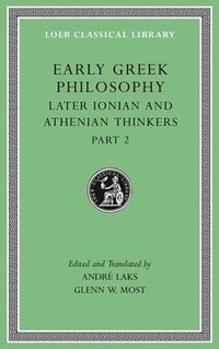 bokomslag Early Greek Philosophy, Volume VII