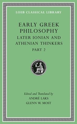bokomslag Early Greek Philosophy, Volume VII