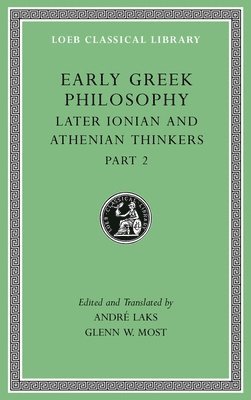 bokomslag Early Greek Philosophy, Volume VII