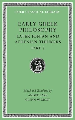 Early Greek Philosophy, Volume VII 1