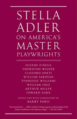 bokomslag Stella Adler on America's Master Playwrights