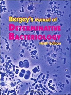 Bergey's Manual of Determinative Bacteriology 1