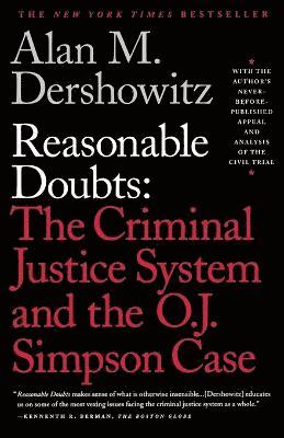 Alan M. Dershowitz - Reasonable Doubts, Häftad