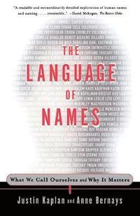 bokomslag The Language of Names