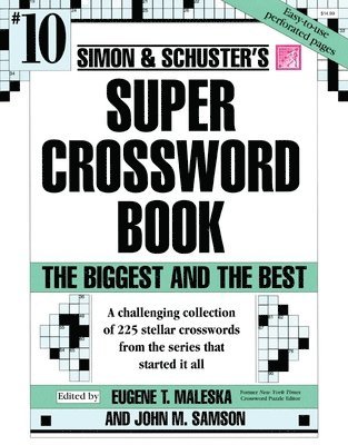 Simon & Schuster Super Crossword Puzzle Book #10 1