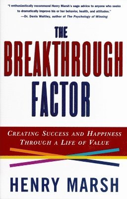 Henry Marsh - Breakthrough Factor, Häftad