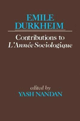 Contributions to L'Année Sociologique