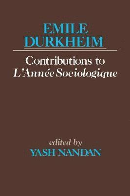 Contributions to L'Anne Sociologique 1