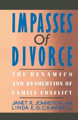 bokomslag Impasses Of Divorce