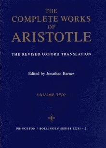 bokomslag The Complete Works of Aristotle, Volume Two