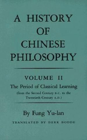 History of Chinese Philosophy, Volume 2