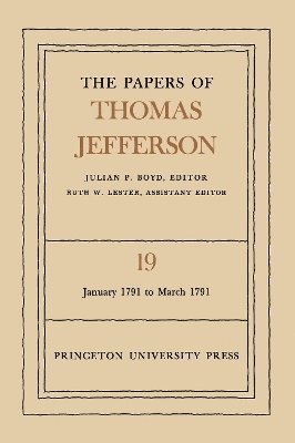 The Papers of Thomas Jefferson, Volume 19 1