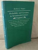 bokomslag Probability and Certainty in Seventeenth-Century England