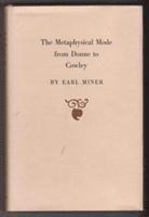 bokomslag Metaphysical Mode from Donne to Cawley