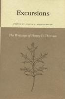 Henry David Thoreau, Joseph J. Moldenhauer - Excursions, Inbunden