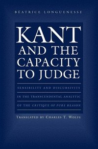 bokomslag Kant and the Capacity to Judge