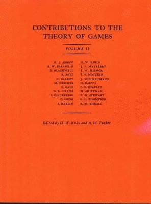 Contributions to the Theory of Games, Volume II
