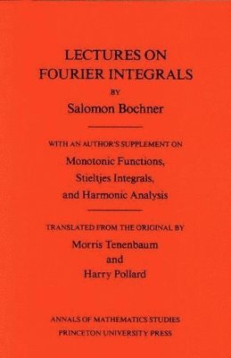 bokomslag Lectures on Fourier Integrals