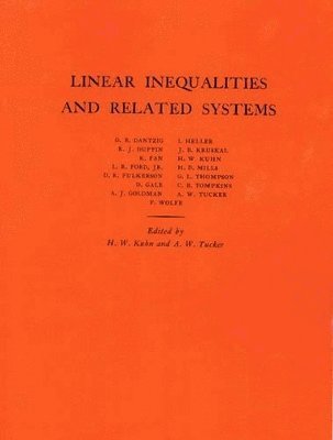 bokomslag Linear Inequalities and Related Systems