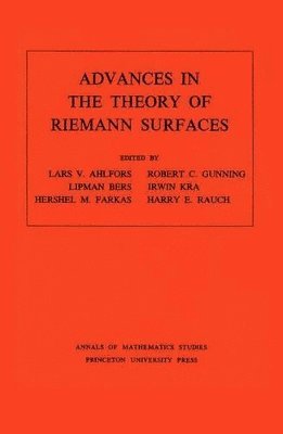 bokomslag Advances in the Theory of Riemann Surfaces