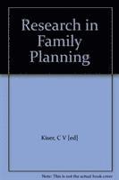 Research in Family Planning 1