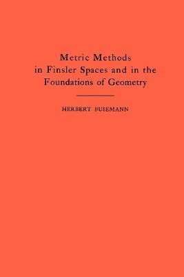bokomslag Metric Methods of Finsler Spaces and in the Foundations of Geometry