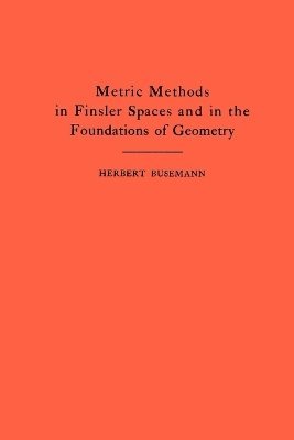 bokomslag Metric Methods of Finsler Spaces and in the Foundations of Geometry