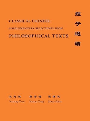bokomslag Classical Chinese (Supplement 4)