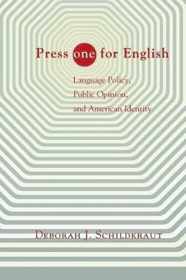 bokomslag Press "ONE" for English