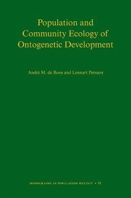 bokomslag Population and Community Ecology of Ontogenetic Development