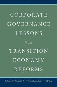 bokomslag Corporate Governance Lessons from Transition Economy Reforms