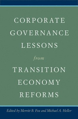 bokomslag Corporate Governance Lessons from Transition Economy Reforms