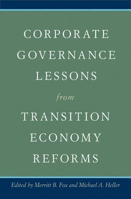 bokomslag Corporate Governance Lessons from Transition Economy Reforms