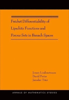 bokomslag Frchet Differentiability of Lipschitz Functions and Porous Sets in Banach Spaces (AM-179)