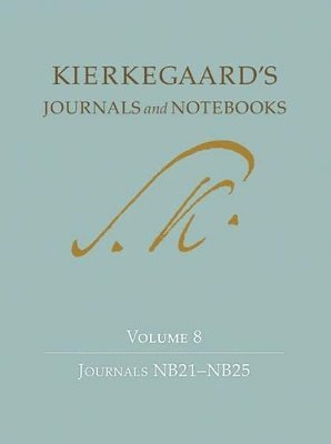 Søren Kierkegaard, Niels Jørgen Cappelørn, Alastair Hannay, David D. Possen, Joel Rasmussen, Vanessa Rumble, Søren Kierkegaard Research Centre - Kierkegaard's Journals and Notebooks, Volume 8, Inbunden