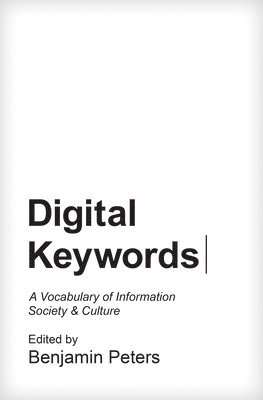 Benjamin Peters - Digital Keywords, Häftad