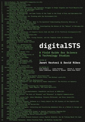 Janet Vertesi, David Ribes - digitalSTS, Inbunden