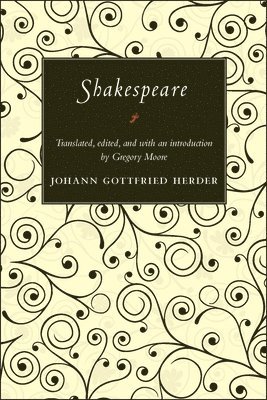 Johann Gottfried Herder, Gregory Martin Moore - Shakespeare, Häftad